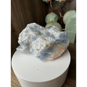 Raw Blue Calcite Speciman